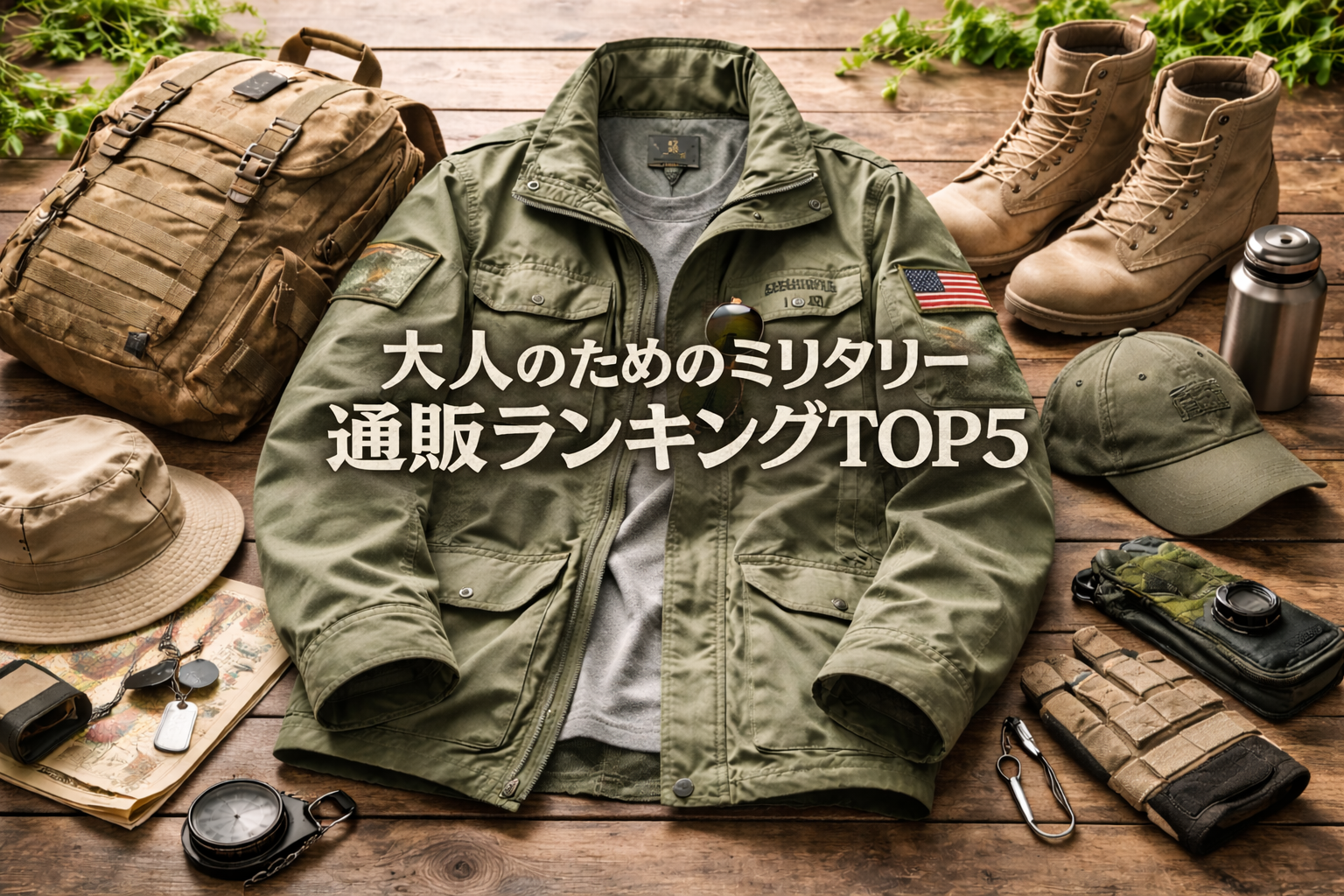 大人のためのミリタリー通販ランキングTOP5｜実物放出品から人気ブランドまで比較