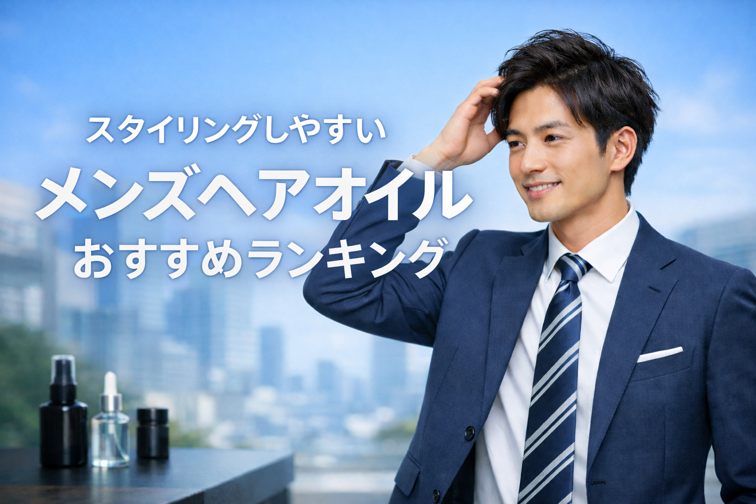 清潔感を上げるメンズヘアオイルおすすめランキング｜ビジネスマンに人気の商品を比較