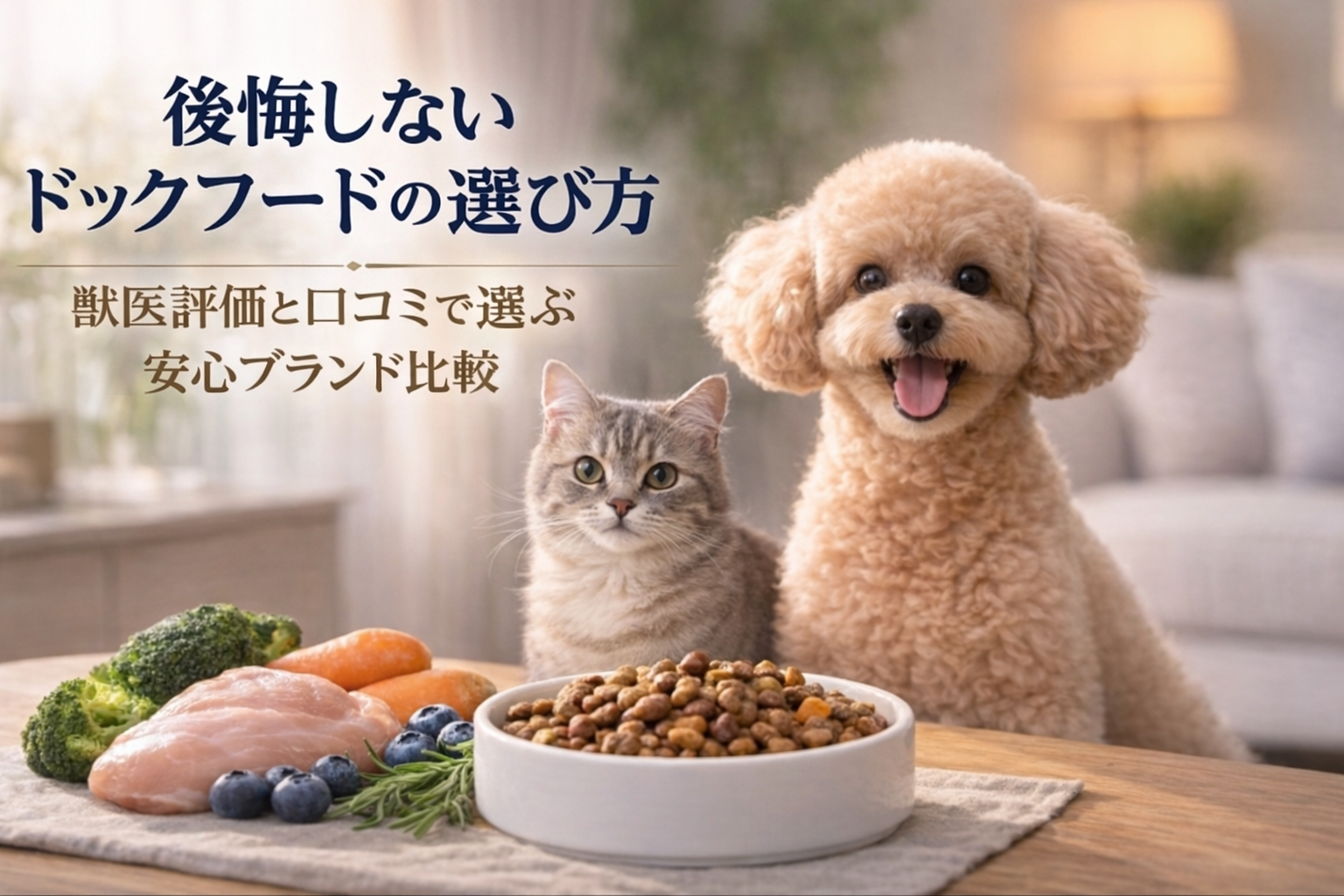 獣医師推奨のグレインフリードッグフード徹底比較｜愛犬の健康を守る安心ブランド比較