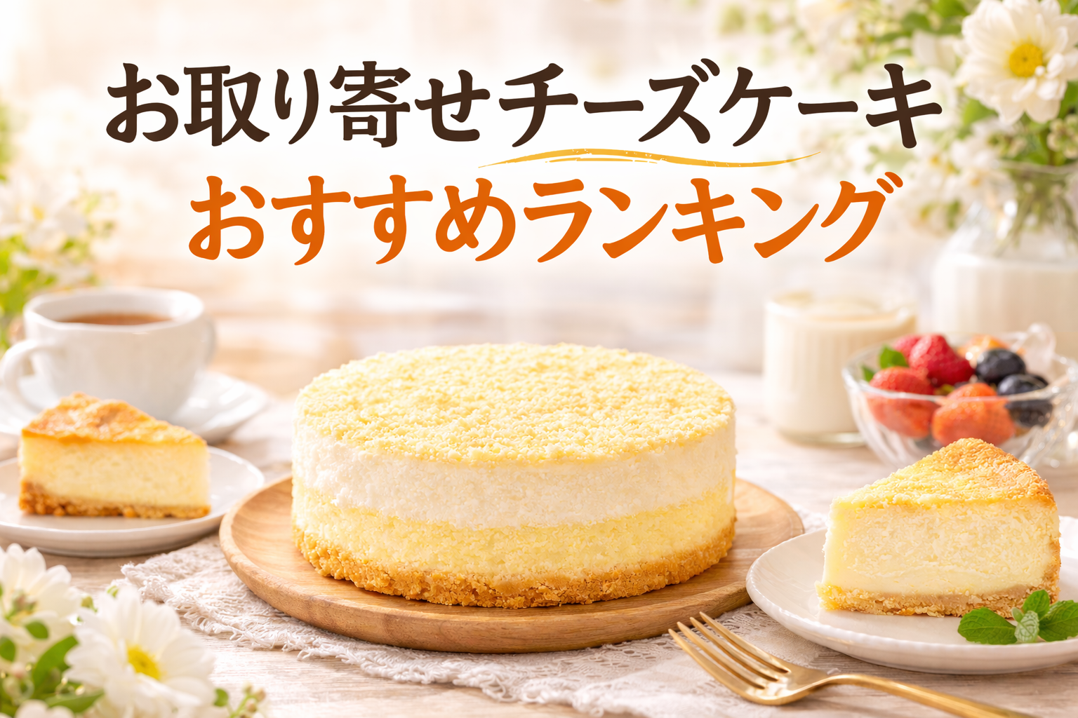 お取り寄せチーズケーキおすすめランキング5選｜人気No.1はLeTAO（ルタオ）のドゥーブルフロマージュ