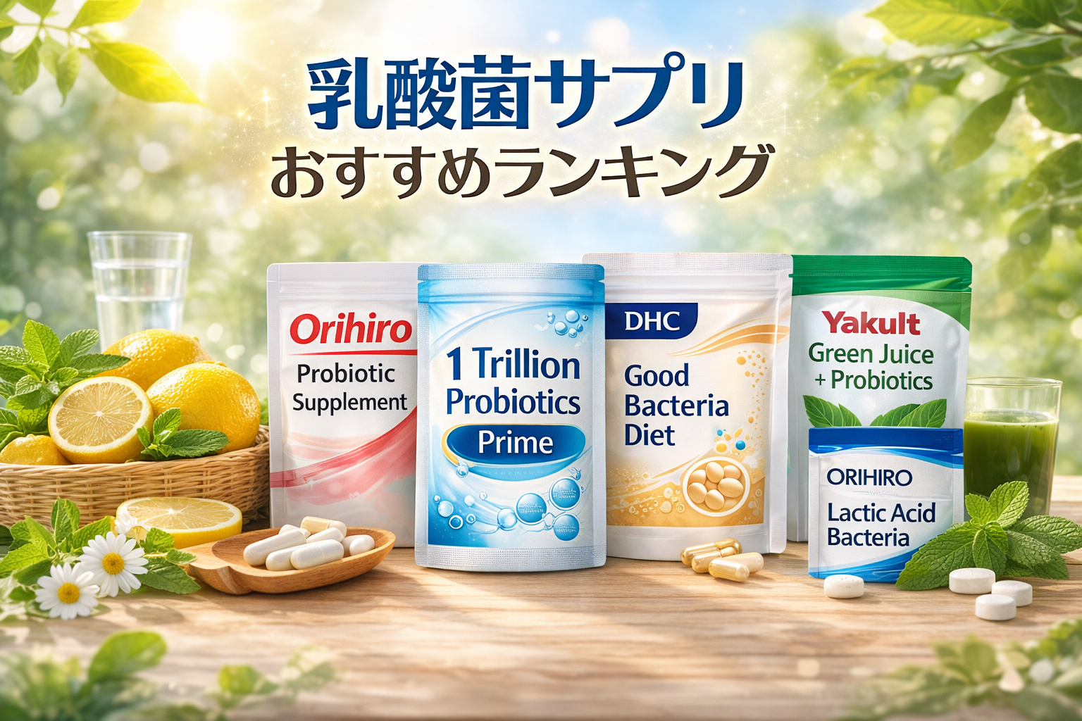 乳酸菌サプリおすすめランキング5選 内側からキレイを目指す方に人気の商品を比較