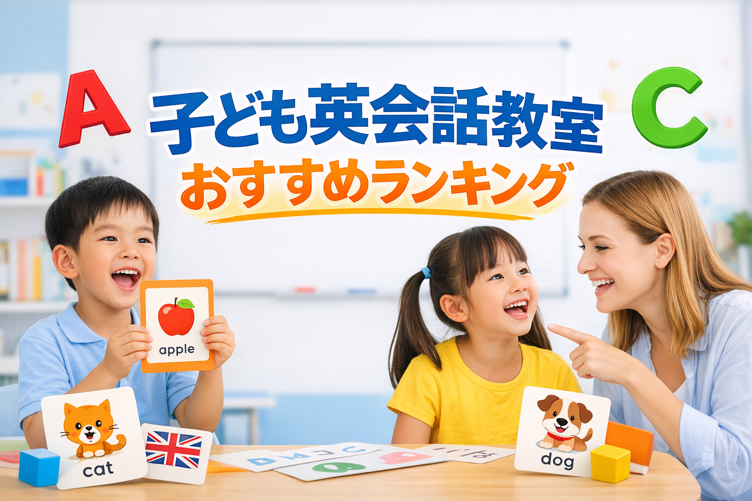 【最新】子ども英会話教室おすすめランキング｜1歳〜小学生に人気のスクールを徹底比較