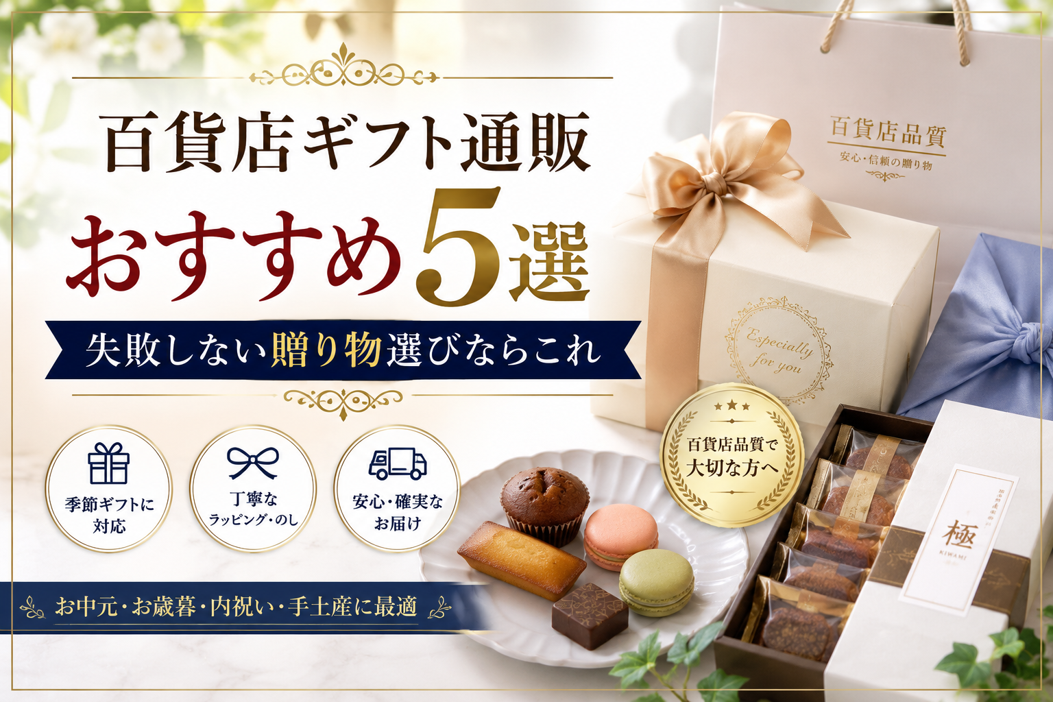 百貨店ギフト通販おすすめランキング5選｜京王ネットショッピングが選ばれる理由