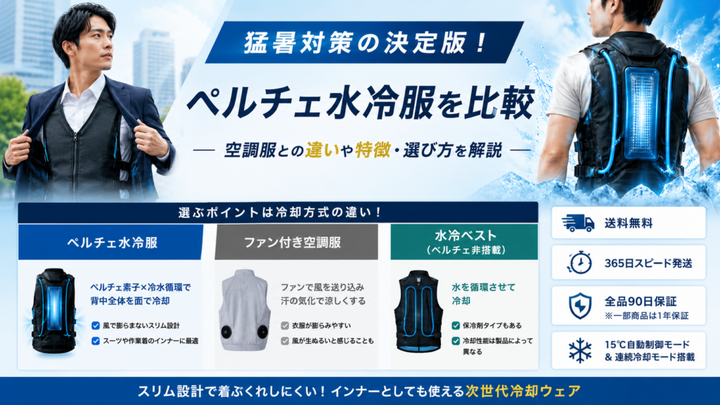 ペルチェ式水冷服